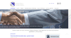 Desktop Screenshot of matica-bih.org